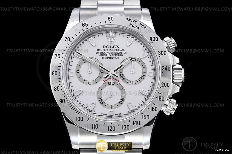 0320 ROLDYT0441C – Daytona 116520 904L SS SS Wht Stk QF SH SmartChoice 956